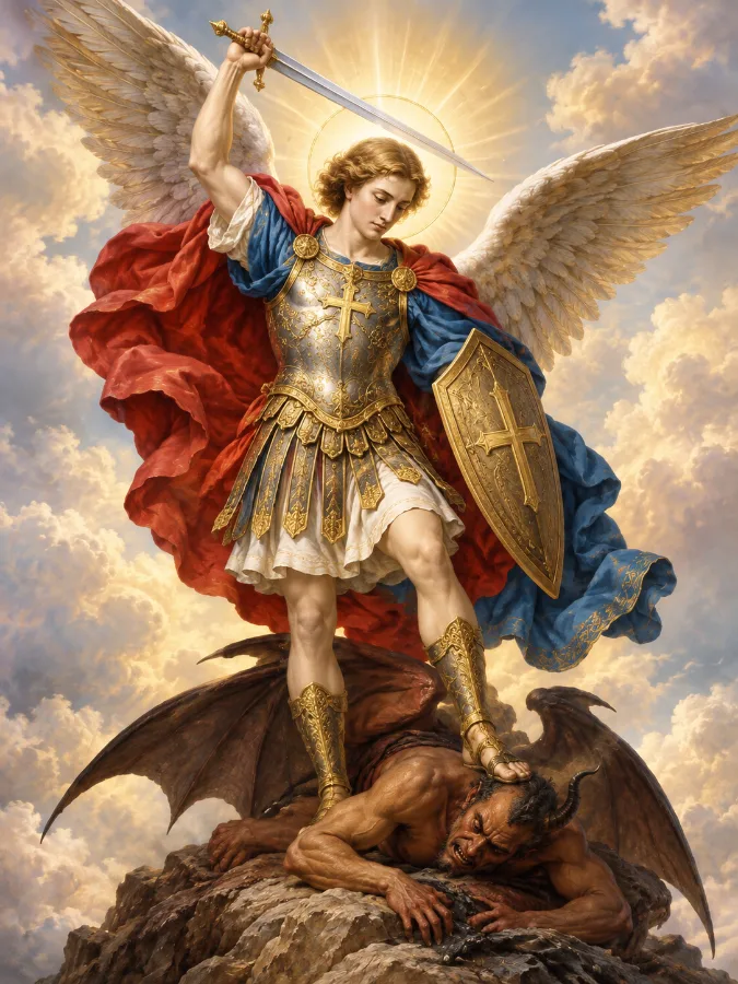 Immagine devozionale · San Michele Arcangelo